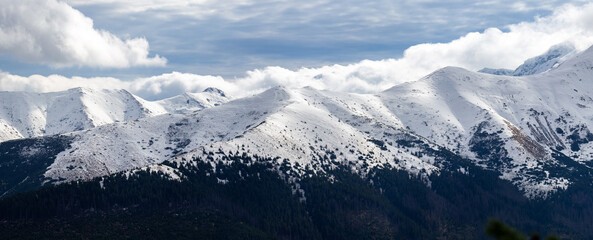 Western Tatras Mountains in winter - Poland