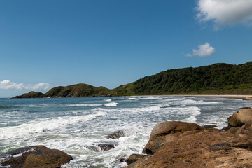 Praia Encantadas, Ilha do Mel, Paraná, Brasil