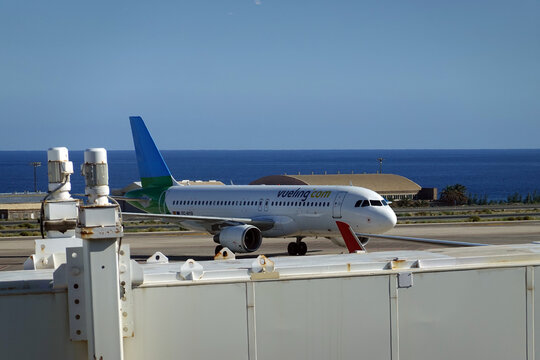 Passagiermaschine der spanischen Vueling Airlines