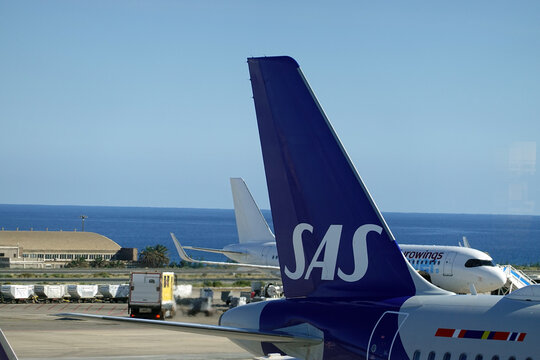 Passagiermaschine der SAS Scandinavian Airlines