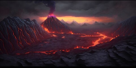 volcanic flow, generative ai