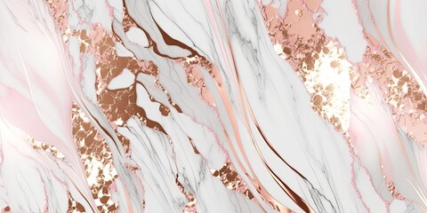 rosegold marble background, generative ai