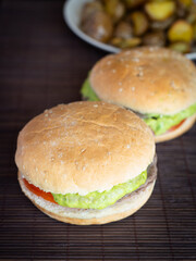 the typical chilean food: churrasco italiano