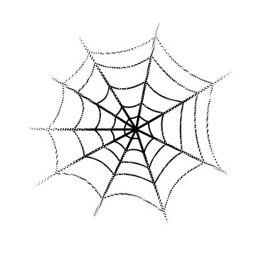 Spider Web vintage halftone Icon Design Vector Art Illustration Stock Vector Image