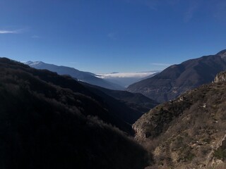 landscape in the mountains
