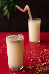 Traditional drink of Egypt in Ramadan month, called Sobia 
The drink consists of barley, dry bread, oats or raisins, after which filtering are added amounts of sugar
