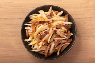 ネギチャーシュー　(ラー油入り)