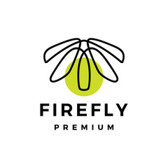 Firefly fire fly Logo Vector Icon Illustration