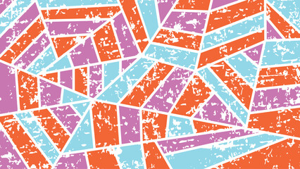 Obraz premium Abstract grunge colourful puzzle background