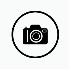 Camera Icon. Photography Symbol - Vector.   