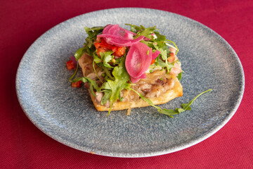 Healthy sandwich with vegetable