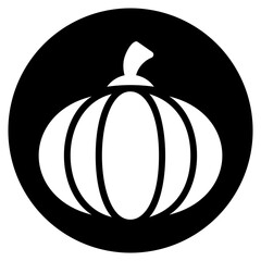 pumpkin glyph icon