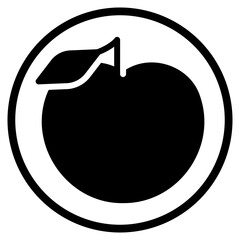apple glyph icon
