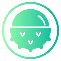 Lychee gradient icon