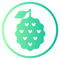 Lychee gradient icon