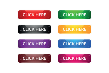 Click Here Shiny vector Element Design with different colors set.
