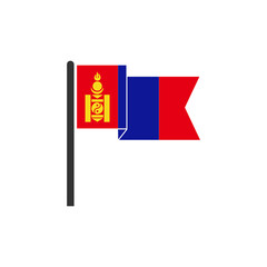 Mongolia flags icon set, Mongolia independence day icon set sign vector symbol