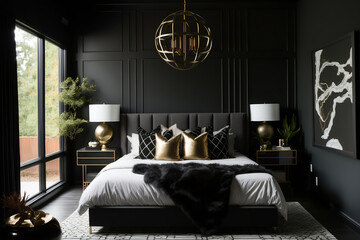 bed room with family, dark bed room, bed room night, empty bed room, bed room wall, room setting, bed setting, bed room, setting generative ai tool