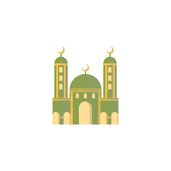 Mosque Islamic Icon Ilustration logo