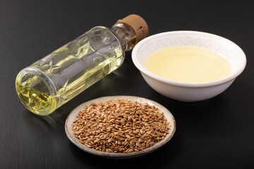 アマニ油　ローストアマニ