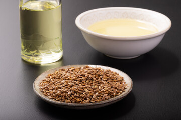 アマニ油　ローストアマニ