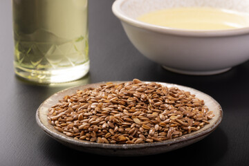 アマニ油　ローストアマニ