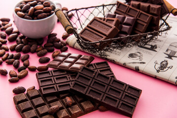 チョコレートとカカオのイメージ