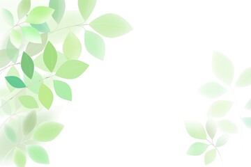 優しい緑の葉の背景