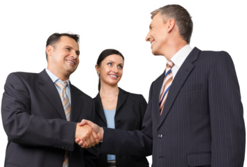 Two Businessmen Shaking Hands