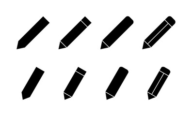 Pencil icon vector for web and mobile app. pen sign and symbol. edit icon vector