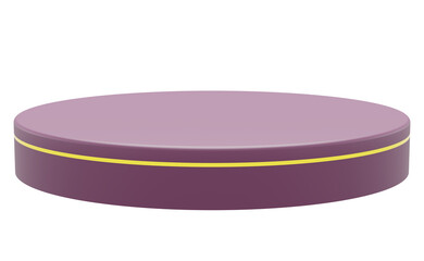 Platform purple with transparent background png . ramadan kareem, eid and islamic concept. 3d illustration rendering
