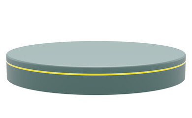 Platform blue with transparent background png . ramadan kareem, eid and islamic concept. 3d illustration rendering