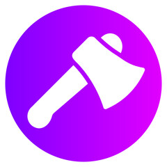 axe gradient icon