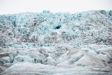 Glacier view while hiking at Vatnajokull National Park