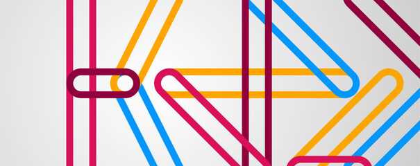 Minimalist straight line abstract background. Vector Illustration For Wallpaper, Banner, Background, Card, Book Illustration, landing page