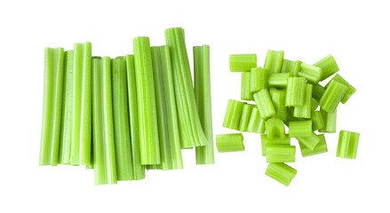 Celery sticks on transparent png