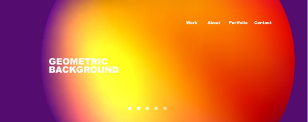 Trendy simple circle gradient abstract background. Vector Illustration For Wallpaper, Banner, Background, Card, Book Illustration, landing page