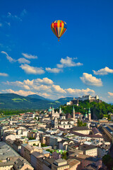 ザルツブルク旧市街の美しい街並み