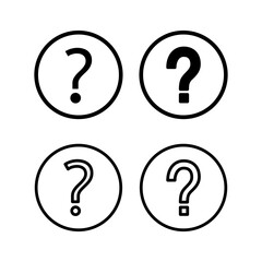 Question icon vector illustration. question mark sign and symbol