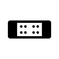 band aid icon or logo isolated sign symbol vector illustration - high quality black style vector icons
