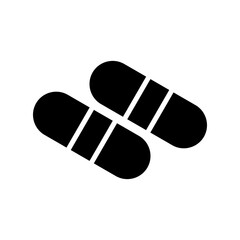 capsule icon or logo isolated sign symbol vector illustration - high quality black style vector icons
