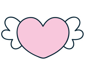 heart with wings