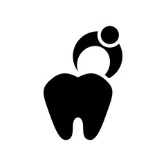 extraction tooth icon or logo isolated sign symbol vector illustration - high quality black style vector icons
