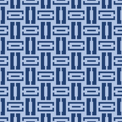 Japanese Brick Weave Vector Seamless Pattern