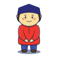 muslim man ramadan items background wallpaper background cartoon vector illustration