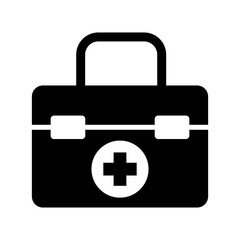 medical box icon or logo isolated sign symbol vector illustration - high quality black style vector icons
