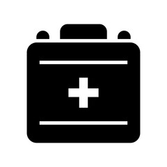 Obraz premium medical box icon or logo isolated sign symbol vector illustration - high quality black style vector icons 