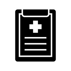 Obraz premium medical report icon or logo isolated sign symbol vector illustration - high quality black style vector icons 