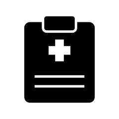 Fototapeta premium medical report icon or logo isolated sign symbol vector illustration - high quality black style vector icons 