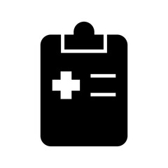 Obraz premium medical report icon or logo isolated sign symbol vector illustration - high quality black style vector icons 